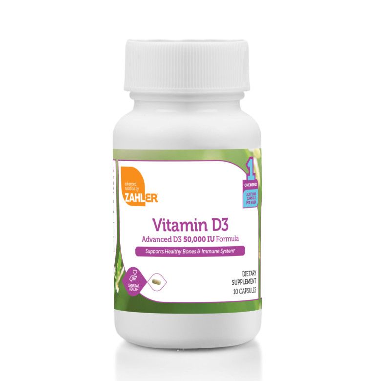 Zahlers, Kosher Vitamin D3 50,000 IU (Advance D3 Formula 50000 IU), Liquid Gels - 120 Softgels