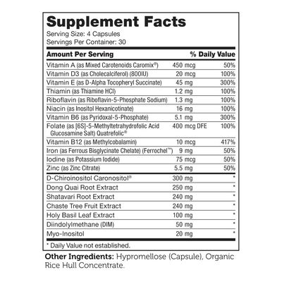 Zahlers, Kosher Female Totality - 120 Vegetarian Capsules