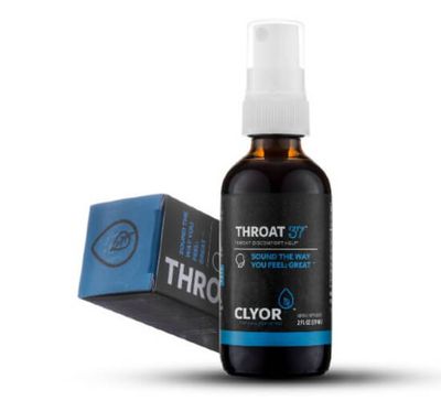 Clyor, Kosher THROAT37 THROAT DISCOMFORT SUPPORT, For Sore Throat Relief Spray Top - 2 fl. oz. (59 mL)