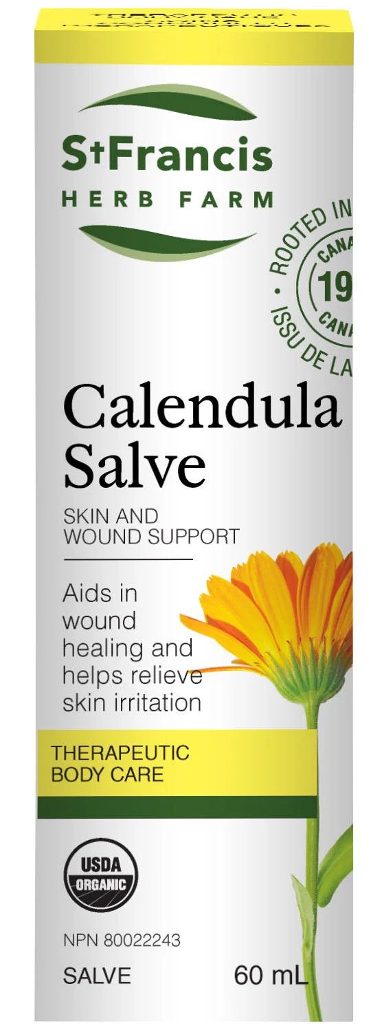 St. Francis Herb Farm, Calendula Salve Cream, Tube - 60 mL