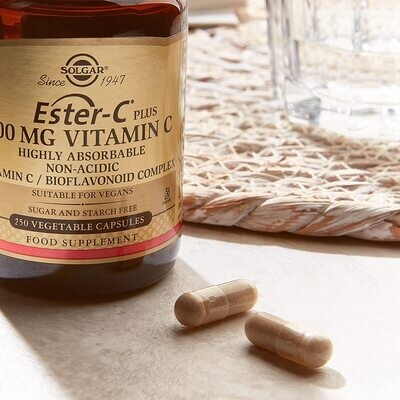Solgar, Kosher Ester-C Plus 500mg. - 250 Vegetarian Capsules