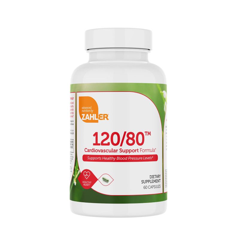 Zahlers, Kosher 120/80, Supports Healthy Blood Pressure Levels - 60 Vegetarian Capsules