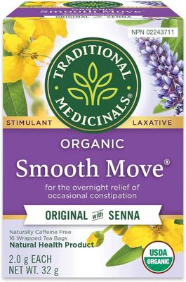 Traditional Medicinals, Organic Smooth Move - 20 Tea Bags