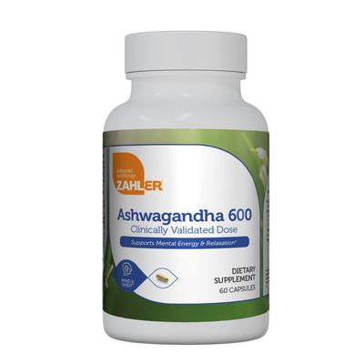Zahlers, Kosher Ashwagandha 300mg - 60 Vegetarian Capsules