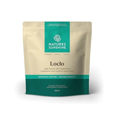 Nature's Sunshine, Kosher LOCLO High Dietary Fibre Supplement, Digestive Support, Powder - 342 gram (12 oz.)