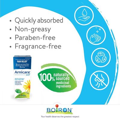 Boiron, Arnicare Gel, Muscle &amp; Joint Pain Relief - 75g