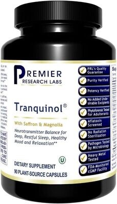 Premier Research Labs, Kosher Tranquinol - 90 Vegetarian Capsule