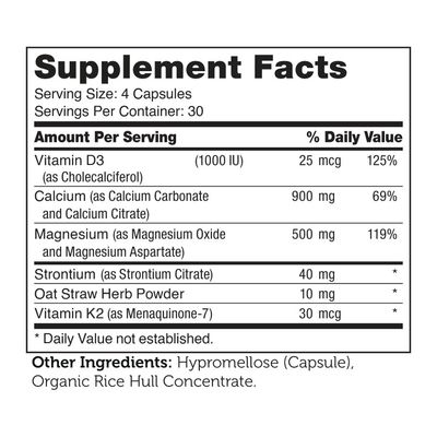 Zahlers, Kosher PowerCal Capsules, Advanced Calcium, Magnesium, D3 &amp; K2 - 120 Vegetarian Capsules