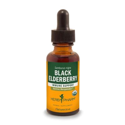 Herb Pharm, BLACK ELDERBERRY 706mg, Sambucus Nigra, Immune Support, Liquid - 1 fl. oz (30 mL)