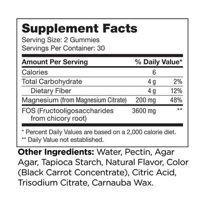 Chapter Six by Zahlers, Kosher Sugar Free Magnesium Gummies, Raspberry Flavor - 60 Gummies
