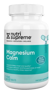 Nutri Supreme, Kosher MAGNESIUM CALM, Formerly Nature's Calm - 120 Tablets #120