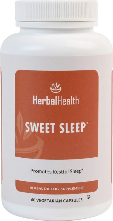 Herbal Health, Kosher SWEET SLEEP, Promotes Restful Sleep - 60 Vegetarian Capsules