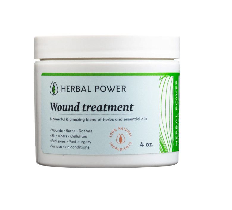 HPA Herbal Power Alternative, Amazing WOUND TREATMENT Healing Cream - 4 oz.