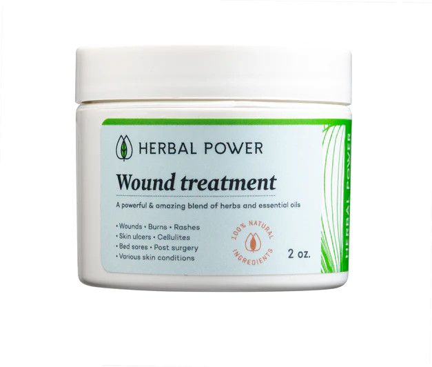 HPA Herbal Power Alternative, Amazing WOUND TREATMENT Healing Cream - 2 oz.