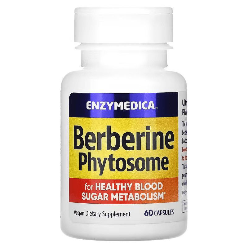 Enzymedica, BERBERINE PHYTOSOME, For Metabolic Support - 60 Vegetarian Capsules