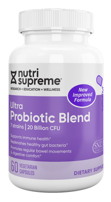 Nutri Supreme, Kosher ULTRA PROBIOTIC BLEND, 7 Strains (20 Billion CFU), Supports Immune Health