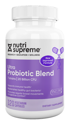 Nutri Supreme, Kosher ULTRA PROBIOTIC BLEND, 7 Strains (20 Billion CFU), Supports Immune Health Nutri Supreme, Kosher ULTRA PROBIOTIC BLEND, 7 Strains (20 Billion CFU), Supports Immune Health