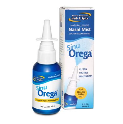 North American Herb &amp; Spice, Sinu OREGA Nasal Mist / Wash, Aromatic Spice Formula P73 - 2 fl. oz (60 mL)