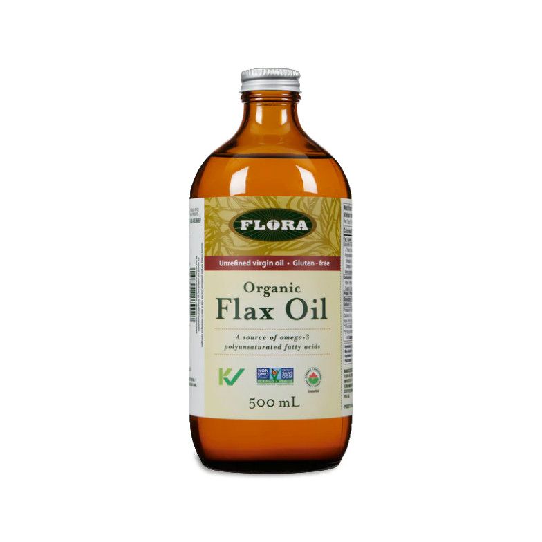 Flora, Kosher Organic Flax Oil NON-GMO - 500 mL