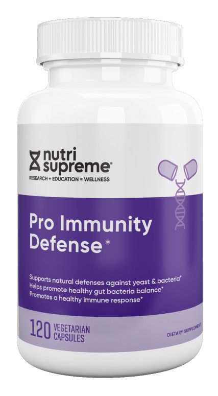 Nutri Supreme, Kosher PRO IMMUNITY DEFENSE, Supports Natural Defenses Against Yeast &amp; Bacteria - 120 Vegetarian Capsules #95
