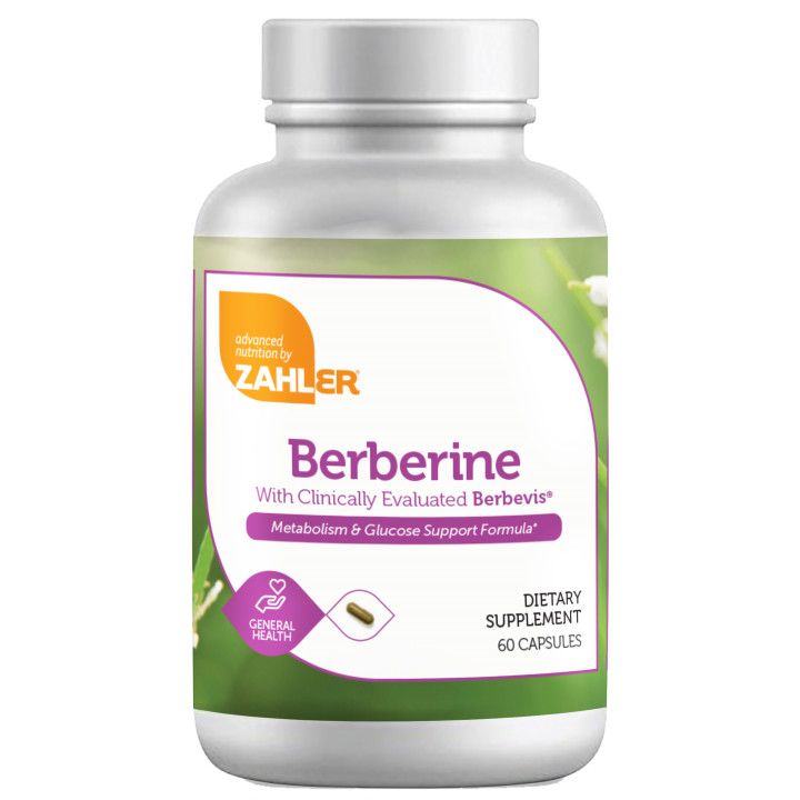 Zahlers, Kosher Berberine, Metabolism &amp; Glucose Support Formula, Size: 60 Vegetarian Capsules