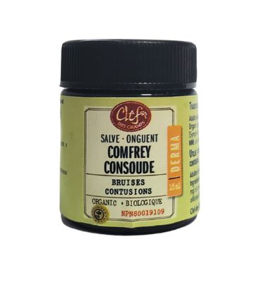 Clef Des Champs, Derma COMFREY Salve Organic, Heals Sprains &amp; Contusions, Cream