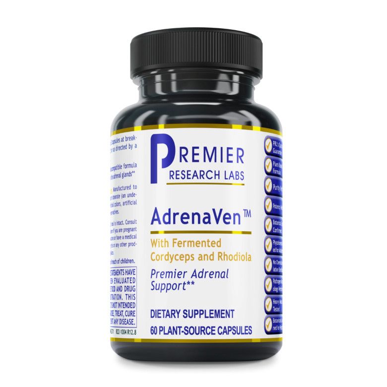 Premier Research Labs, AdrenaVen, Premier Adrenal Support - 60 Vegetarian Capsules