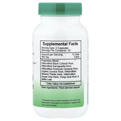 Dr. Christopher’s, Kosher Hormonal Changease Formula 450mg- 100 Vegetarian Capsules