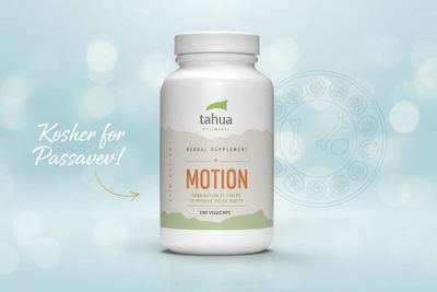 Tahua, Kosher MOTION, Fiber Blend to Support Colon Health - 240 Vegetarian Capsules  -  Kosher for Passover
