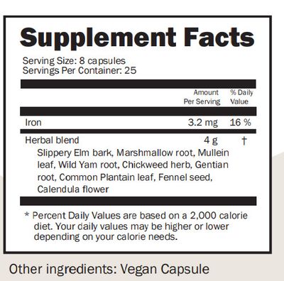 Tahua, Kosher LBF (Neutralize Inflammation on the Bowel Wall) - 200 Vegetarian Capsules - Kosher for Passover