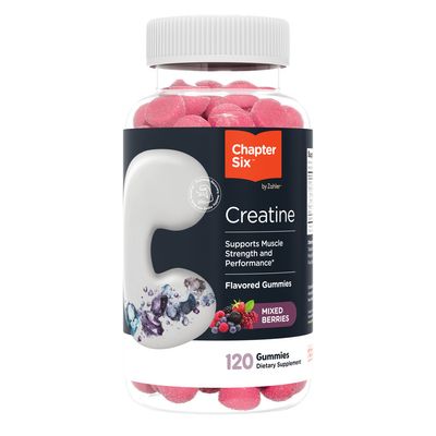 Chapter Six by Zahler, Kosher CREATINE GUMMIES, Supports Muscle Strength &amp; Performance, Mixed Berries Flavor - 120 Gummies
