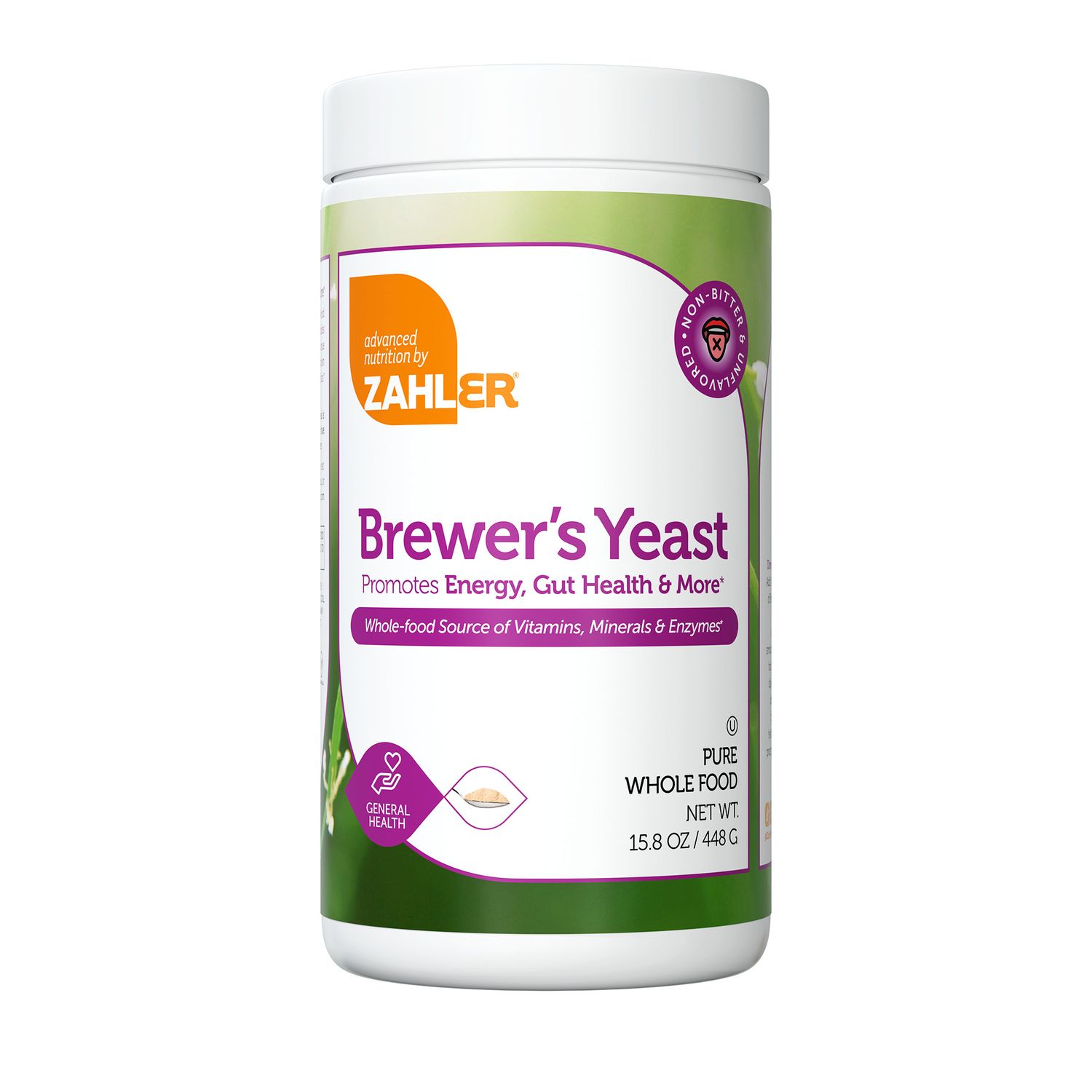 Zahlers, Kosher BREWER'S YEAST, Promotes Energy, Gut Health &amp; More - 15.8 oz (448g)