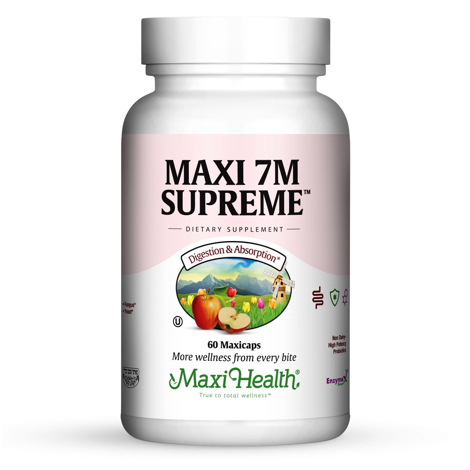 Maxi Health, Kosher 7M Supreme, Probiotic, Size: 60 Vegetarian Capsules