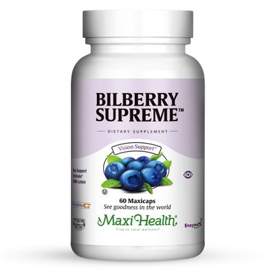Maxi Health, Kosher BILBERRY SUPREME, Eye Support Formula With Lutein