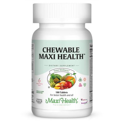 Maxi Health, Kosher CHEWABLE MAXI HEALTH, Cherry Flavor