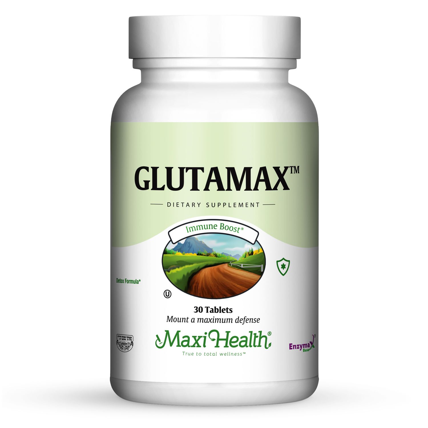 Maxi Health, Kosher GLUTAMAX (L-Glutathione &amp; More), Immune Boost, Size: 30 Tablets