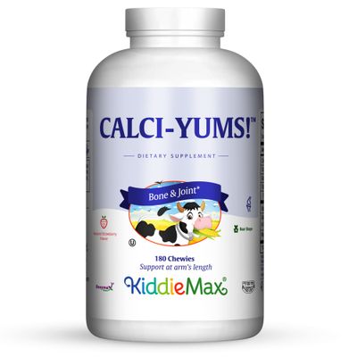 Maxi Health, Kosher KiddieMax, CALCI-YUMS! (Calcium + Magnesium &amp; Vitamin D3), Strawberry Flavor