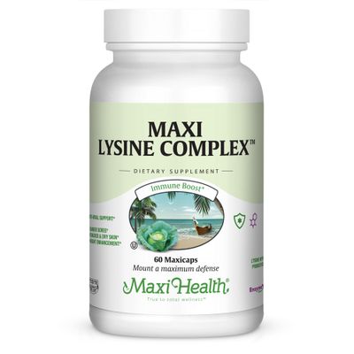 Maxi Health, Kosher MAXI LYSINE COMPLEX 500mg