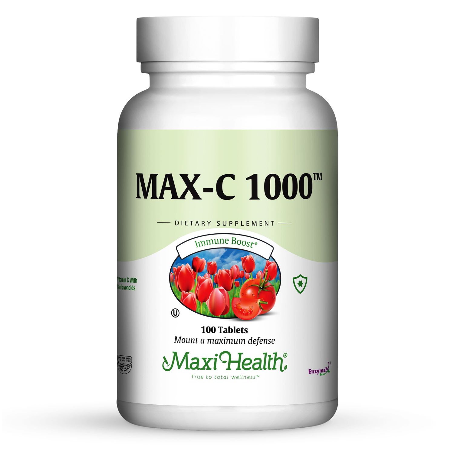 Maxi Health, Kosher MAX-C 1000 (Vitamin C 1000mg), Size: 100 Tablets