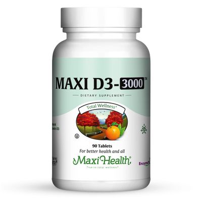 Maxi Health, Kosher MAXI D3-3000 (Vitamin D3 3000 IU)