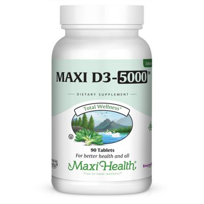 Maxi Health, Kosher MAXI D3-5000 (Vitamin D3 5000 IU)