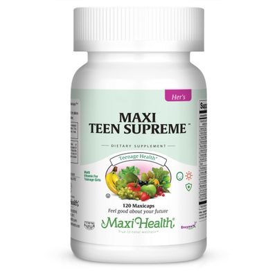Maxi Health, Kosher MAXI TEEN SUPREME HERS (Multi Vitamin &amp; Mineral for Teenager Girls)