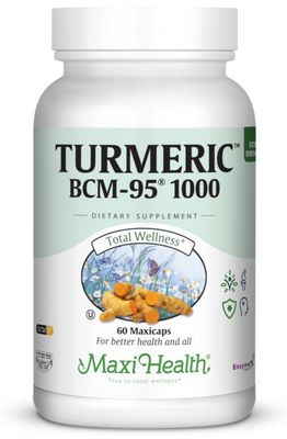 Maxi Health, Kosher TURMERIC BCM-95 1000 - 60 Vegetarian Capsules