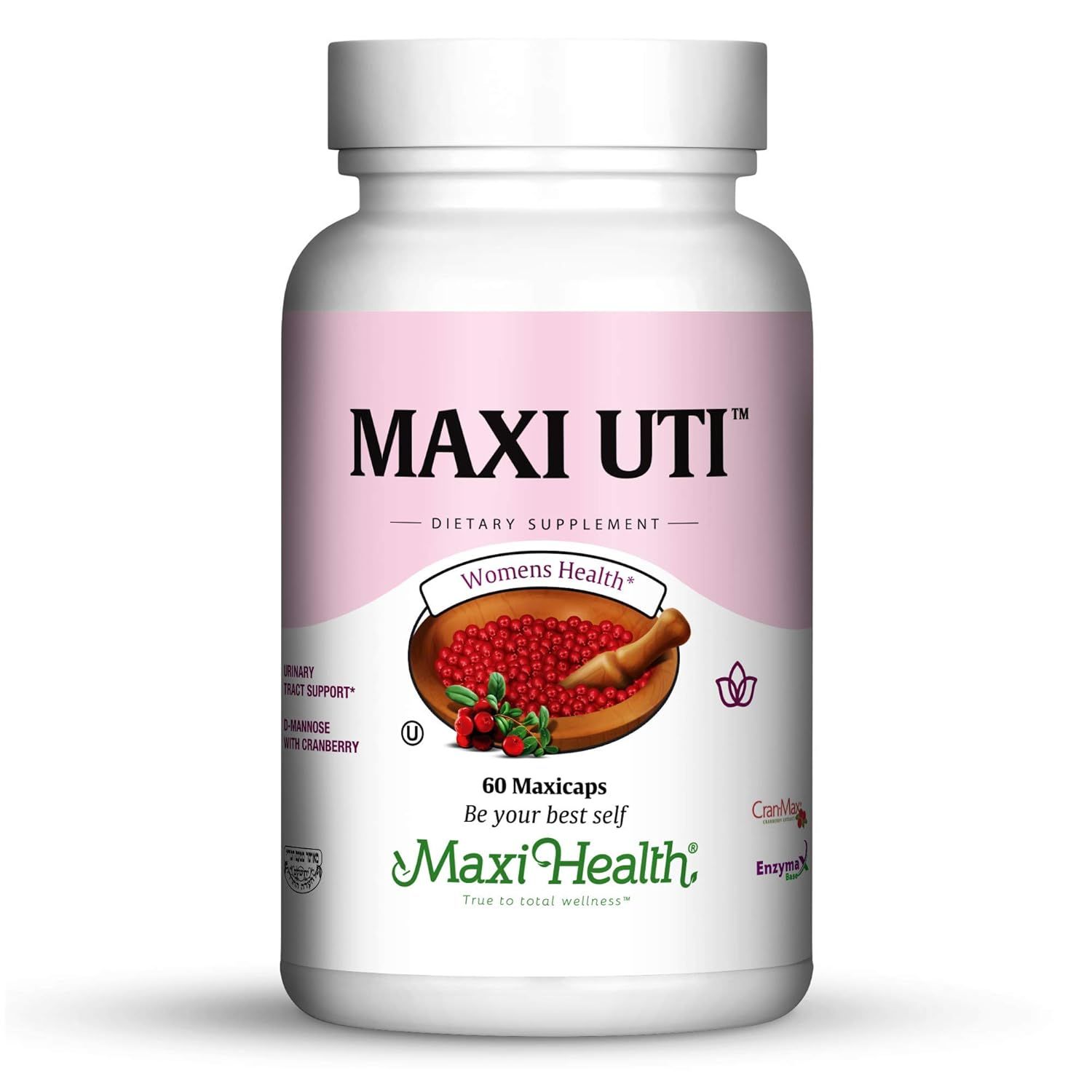 Maxi Health, Kosher MAXI UTI with Probiotic, Size: 60 Vegetarian Capsules