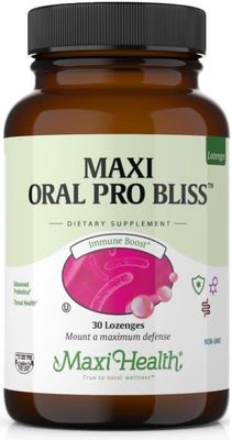 Maxi Health, Kosher MAXI ORAL PRO BLISS, Probiotic Chewable, Bubble Gum Flavor