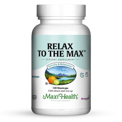 Maxi Health, Kosher RELAX TO THE MAX, Supports Calm Sleep Onset &amp; Quality