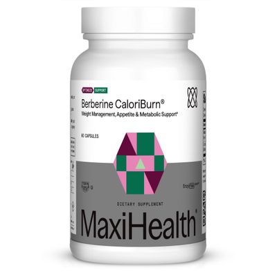 Maxi Health, Kosher BERBERINE CALORIBURN - 60 Vegetarian Capsules