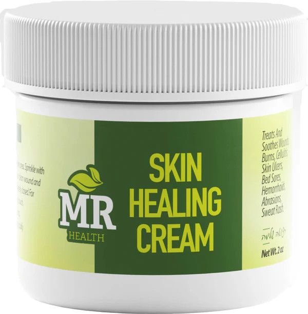 MR Health, Kosher SKIN HEALING CREAM, Burns, Scraps, Rashes, Wounds, Size: 1 oz.