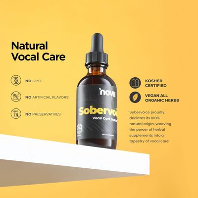 Novii, Kosher Sobervoice, Vocal Cord Support, Liquid - 2 fl. oz. (60 mL)