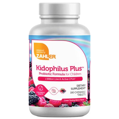 Zahlers, Kosher Kidophilus Plus "1 Billion", Probiotic Berry Flavor